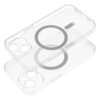 FROST MAG COVER tok kameravédelemmel kompatibilis MagSafe-fel IPHONE 12-höz átlátszó