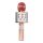 Multimedia karaoke microphone CR58S HQ pink gold