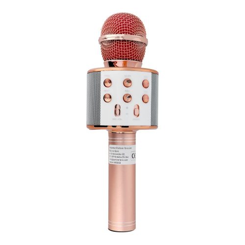 Multimedia karaoke microphone CR58S HQ pink gold