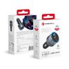 CELL F-ENERGY Alu autós töltő 2 x Type C + USB A PD QC4.0 SFC 2.0 4,5A 65W szürke