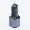 CELL F-ENERGY Alu autós töltő 2 x Type C + USB A PD QC4.0 SFC2.0 3A 85W szürke