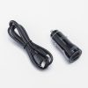 kék STAR autós töltő 3A 25W Type C + USB A + Type C to Lightning kábel PD QC3.0 AFC PPS fekete