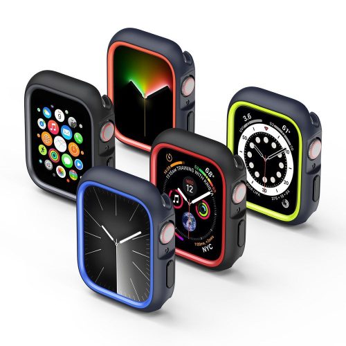 DUX DUCIS tok BAMO Apple Watch 7 / 8 / 9 45 mm midnight narancs