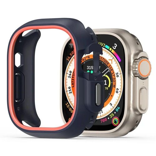 DUX DUCIS tok BAMO Apple Watch Ultra / Ultra 2 49 mm midnight narancs számára