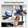 DUX DUCIS tok DK hajtható vezeték nélküli billentyűzettel SAMSUNG Tab S8 Plus (X800/X806)/S7FE(T730/T736B)/S7 Plus (T970/T976B) fekete