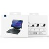 DUX DUCIS tok DK hajtható vezeték nélküli billentyűzettel SAMSUNG Tab S8 Plus (X800/X806)/S7FE(T730/T736B)/S7 Plus (T970/T976B) fekete