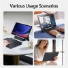 DUX DUCIS tok DK összecsukható vezeték nélküli billentyűzettel SAMSUNG Tab S9/S9FE/S10FE fekete