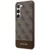 GUESS tok SAMSUNG S24 Plus készülékhez GUHCS24MG4GLBR (4G Bottom Stripe) barna