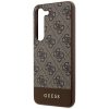 GUESS tok SAMSUNG S24 Plus készülékhez GUHCS24MG4GLBR (4G Bottom Stripe) barna