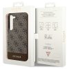 GUESS tok SAMSUNG S24 Plus készülékhez GUHCS24MG4GLBR (4G Bottom Stripe) barna