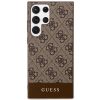 GUESS tok SAMSUNG S24 Ultra-hoz GUHCS24LG4GLBR (4G Bottom Stripe) barna