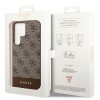 GUESS tok SAMSUNG S24 Ultra-hoz GUHCS24LG4GLBR (4G Bottom Stripe) barna