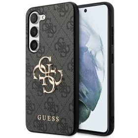   GUESS case for SAMSUNG S24 Plus GUHCS24M4GMGGR (Leather 4G Metal Logo) black