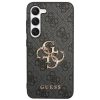 GUESS Tok  SAMSUNG S24 Plus GUHCS24M4GMGGR (bőr 4G Metal Logo) fekete
