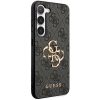 GUESS Tok  SAMSUNG S24 Plus GUHCS24M4GMGGR (bőr 4G Metal Logo) fekete