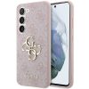 GUESS tok SAMSUNG S24 GUHCS24S4GMGPI-hez (bőr 4G fém logóval) rózsaszín