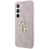 GUESS tok SAMSUNG S24 GUHCS24S4GMGPI-hez (bőr 4G fém logóval) rózsaszín