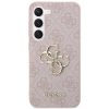 GUESS tok SAMSUNG S24 GUHCS24S4GMGPI-hez (bőr 4G fém logóval) rózsaszín