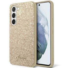   GUESS case for SAMSUNG S24 GUHCS24SHGGSHD (Glitter Script) gold