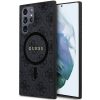 GUESS case for SAMSUNG S24 Ultra compatible with MagSafe GUHMS24LG4GFRK (4G Ring classic logo) black