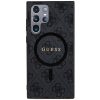GUESS case for SAMSUNG S24 Ultra compatible with MagSafe GUHMS24LG4GFRK (4G Ring classic logo) black