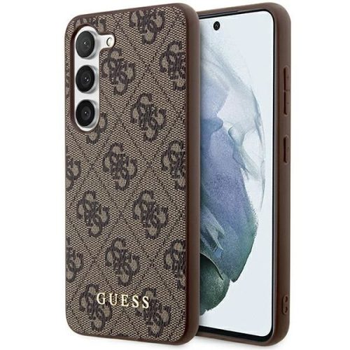 GUESS tok Samsung S24 Plus készülékhez GUHCS24MG4GFBR (Classic logo) barna