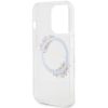 GUESS tok az IPHONE 15 Pro Max-hoz, kompatibilis a MagSafe-del GUHMP15XHFWFCT (Flowers Wreath) átlátszó