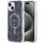 GUESS tok az IPHONE 15 Plus készülékhez, MagSafe kompatibilis GUHMP15MHGCUSTGK (IML GCUBE) fekete