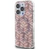 GUESS tok az IPHONE 15 Pro készülékhez, kompatibilis a MagSafe-dal GUHMP15LHGCUSTGP (IML GCUBE) rózsaszín