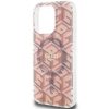GUESS tok az IPHONE 15 Pro Max készülékhez, kompatibilis a MagSafe technológiával GUHMP15XHGCUSTGP (IML GCUBE) rózsaszín