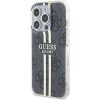 GUESS Tok  IPHONE 15 Pro GUHCP15LH4PSEGK (4G arany Stripe) fekete