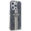 GUESS Tok  IPHONE 15 Pro GUHCP15LH4PSEGK (4G arany Stripe) fekete