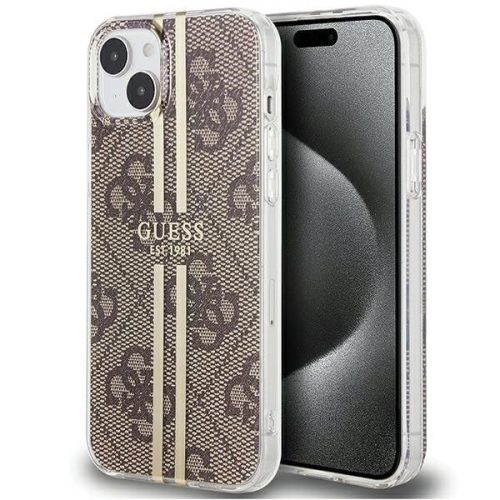 GUESS tok az IPHONE 15 Plushoz GUHCP15MH4PSEGW (4G arany Stripe) barna