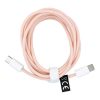Cable Type C to Type C PD QC3.0 3A 60W C263 2 m rózsaszín