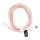 Cable Type C to Type C PD QC3.0 3A 60W C263 2 m rózsaszín