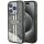 GUESS tok iPhone 15 Pro Max GUHCP15XLFCSEGK (Liquid Glitter arany Stripes) fekete