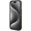 GUESS tok iPhone 15 Pro Max GUHCP15XLFCSEGK (Liquid Glitter arany Stripes) fekete