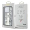 GUESS tok iPhone 15 Pro Max GUHCP15XLFCSEGK (Liquid Glitter arany Stripes) fekete