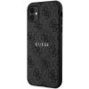 GUESS tok az IPHONE 11-hez, kompatibilis a MagSafe-dal GUHMN61G4GFRK (4G Ring klasszikus logó) fekete