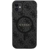 GUESS tok az IPHONE 11-hez, kompatibilis a MagSafe-dal GUHMN61G4GFRK (4G Ring klasszikus logó) fekete
