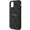 GUESS tok az IPHONE 11-hez, kompatibilis a MagSafe-dal GUHMN61G4GFRK (4G Ring klasszikus logó) fekete