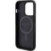 GUESS case for IPHONE 14 Pro compatible with MagSafe GUHMP14LG4GFRK (4G Ring classic logo) black