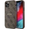 GUESS tok IPHONE 12 / 12 Pro készülékhez kompatibilis MagSafe-fel GUHMP12MG4GFRW (4G Ring classic logo) barna