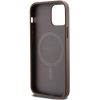 GUESS tok IPHONE 12 / 12 Pro készülékhez kompatibilis MagSafe-fel GUHMP12MG4GFRW (4G Ring classic logo) barna
