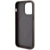 GUESS tok IPHONE 13 Pro-hoz, kompatibilis MagSafe GUHMP13LG4GFRW (4G Ring classic logo) barna színben