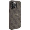GUESS tok az IPHONE 14 Pro készülékhez, kompatibilis a MagSafe technológiával GUHMP14LG4GFRW (4G Ring klasszikus logó) barna