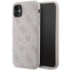 GUESS tok IPHONE 11-hez MagSafe kompatibilis GUHMN61G4GFRP (4G Ring klasszikus logó) rózsaszín