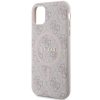 GUESS tok IPHONE 11-hez MagSafe kompatibilis GUHMN61G4GFRP (4G Ring klasszikus logó) rózsaszín