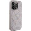 GUESS tok az IPHONE 15 Pro-hoz, MagSafe kompatibilis GUHMP15LG4GFRP (4G Ring klasszikus logó) rózsaszín