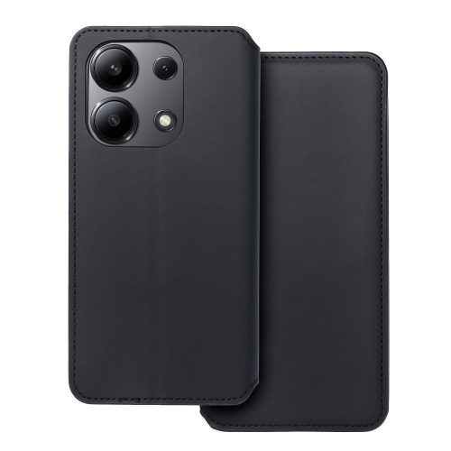 DUAL POCKET könyvtok XIAOMI redmi Note 13 4G-hez fekete